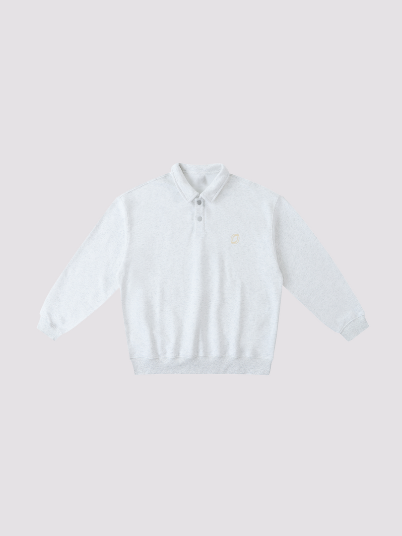 HEAVYWEIGHT POLO SWEATSHIRT