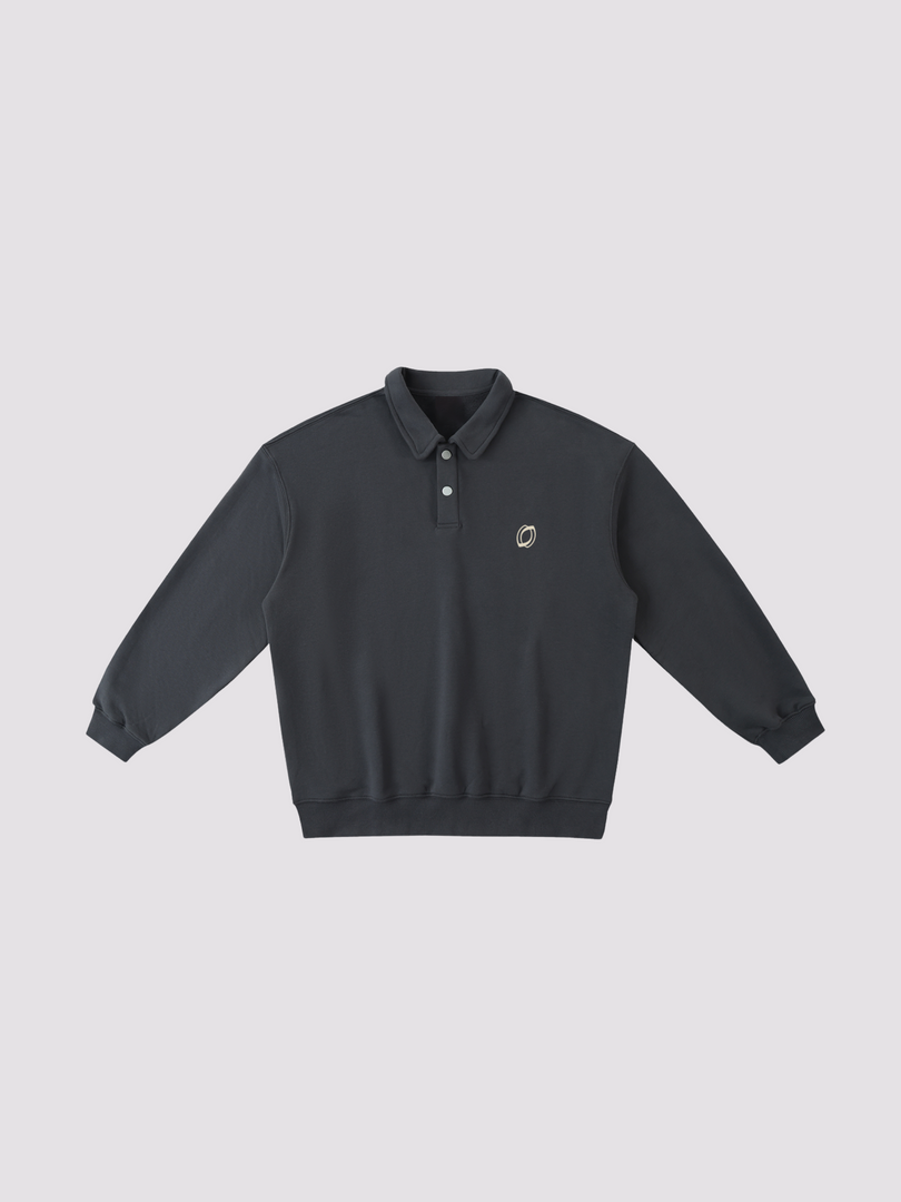 HEAVYWEIGHT POLO SWEATSHIRT