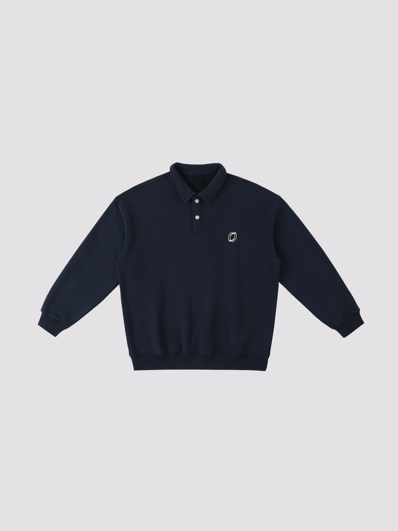 HEAVYWEIGHT POLO SWEATSHIRT