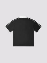 WHITE COLLAR POLO SHIRT - RETILIER