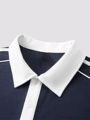 WHITE COLLAR POLO SHIRT - RETILIER