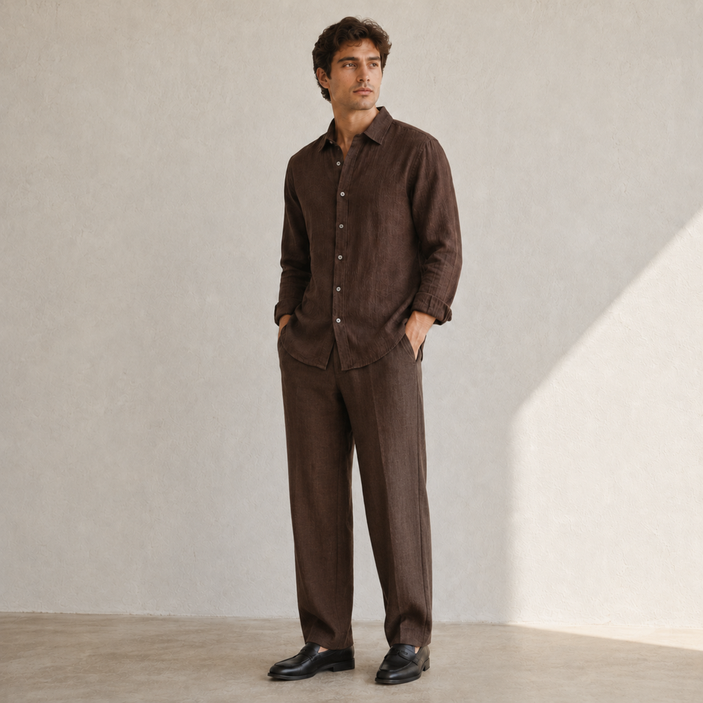 BROWN AURA SHIRT