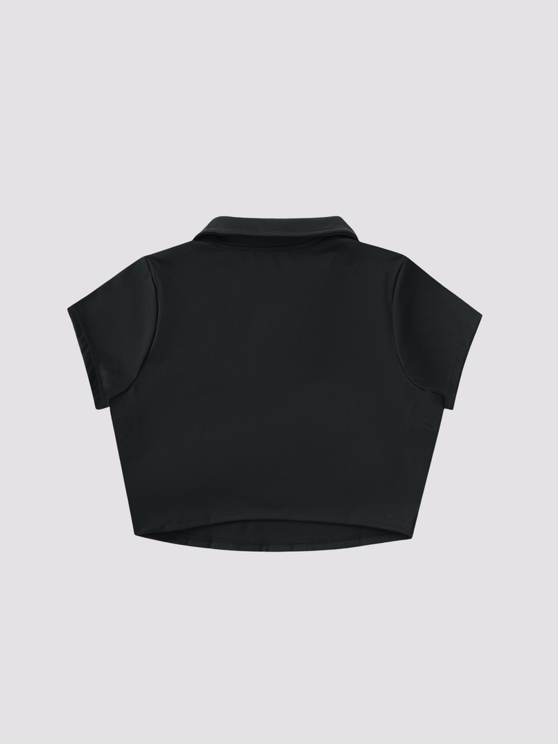 RETILIER V NECK CROP TOP
