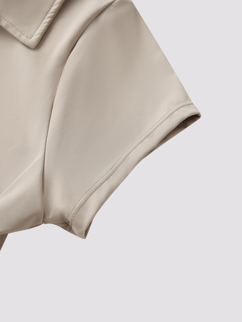 RETILIER V NECK CROP TOP