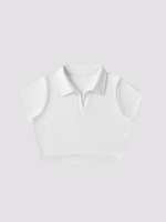 Load image into Gallery viewer, RETILIER V NECK CROP TOP
