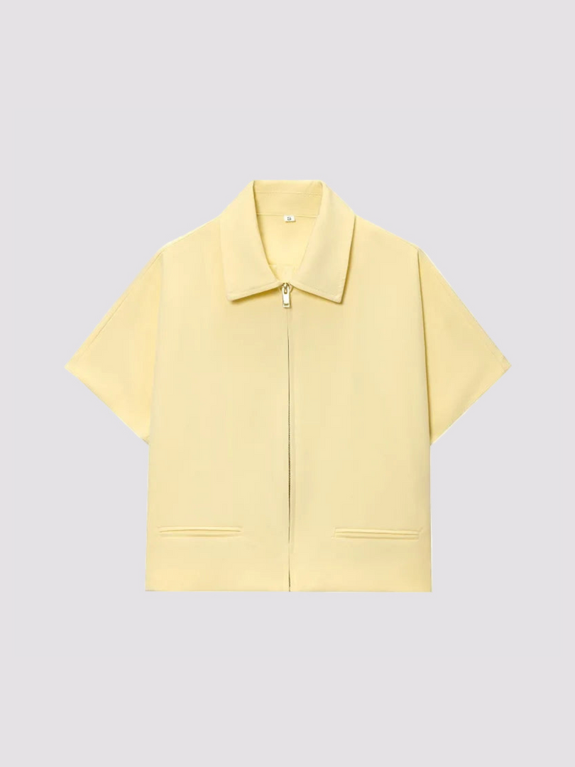 RETILIER CROPPED VARSITY JACKET