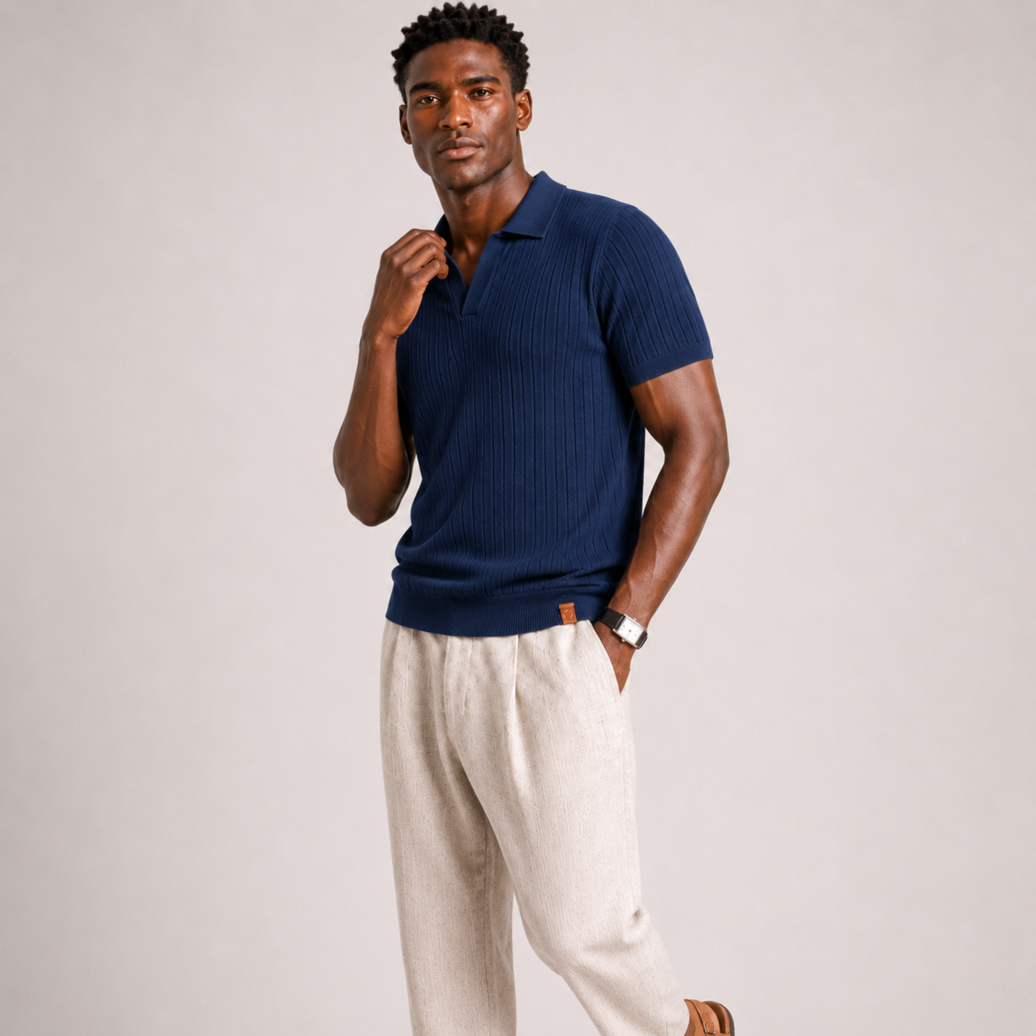 THE MARTINI BLUE POLO