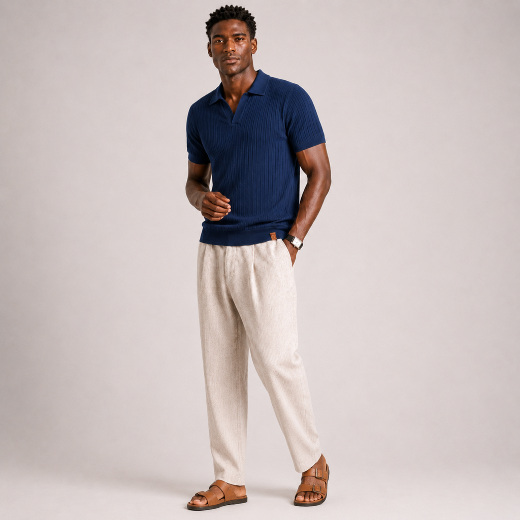 THE MARTINI BLUE POLO