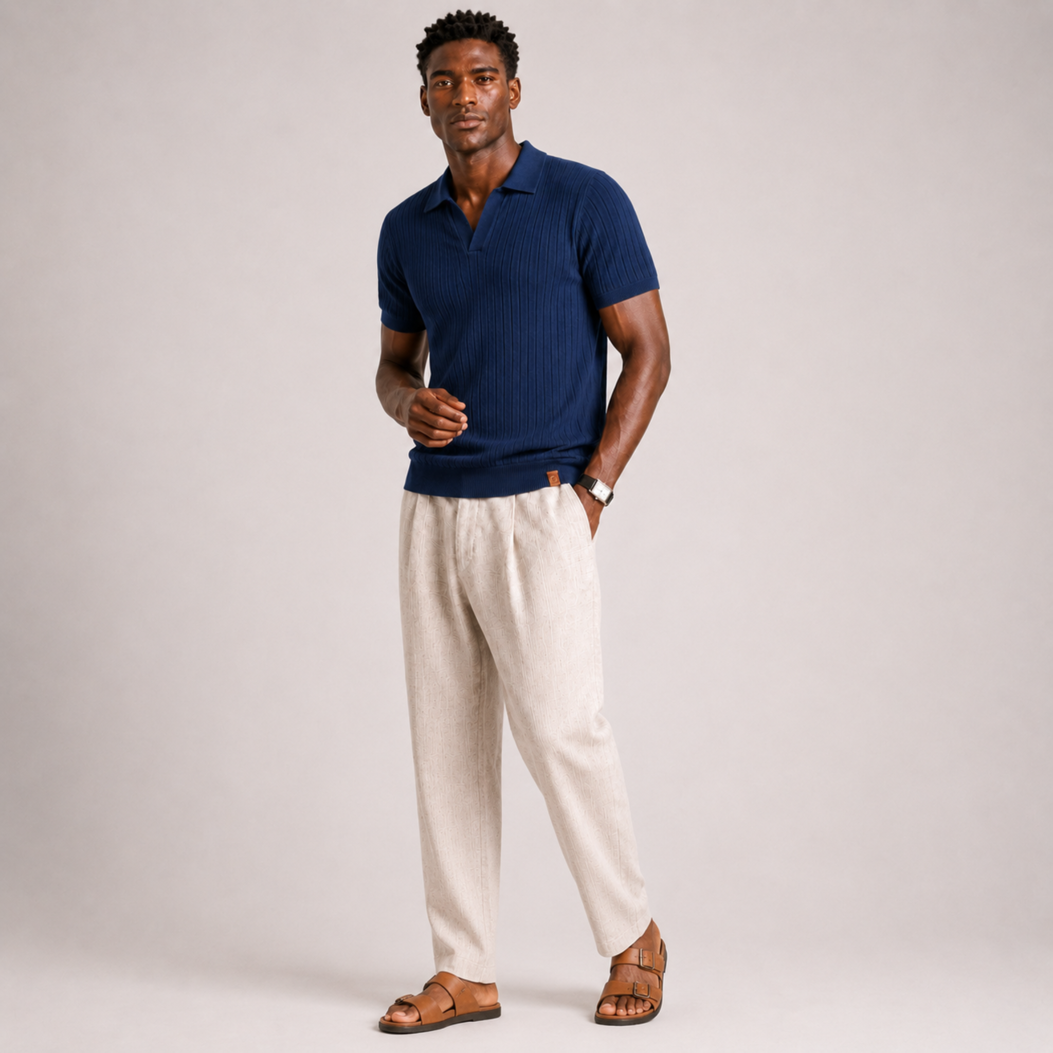 THE MARTINI BLUE POLO