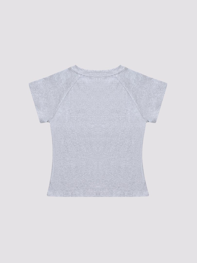 RAGLAN SLEEVE BODYCON TOP