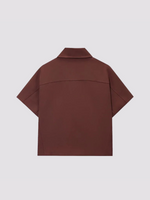 Load image into Gallery viewer, RETILIER CROPPED VARSITY JACKET
