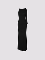 Load image into Gallery viewer, ONE SHOULDER DRAPED DRESS
