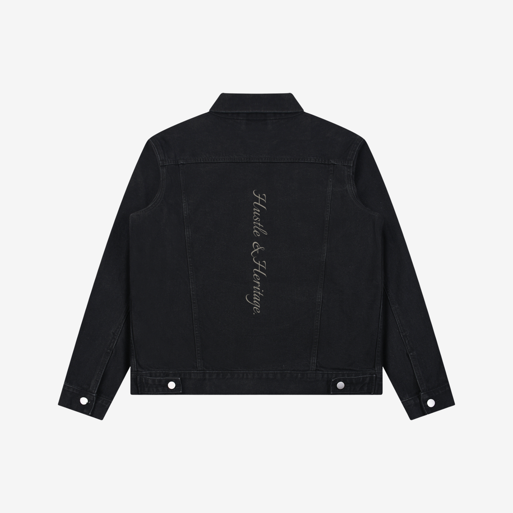 BLACK HH DENIM JACKET