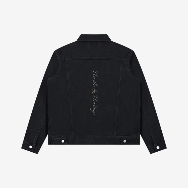BLACK HH DENIM JACKET