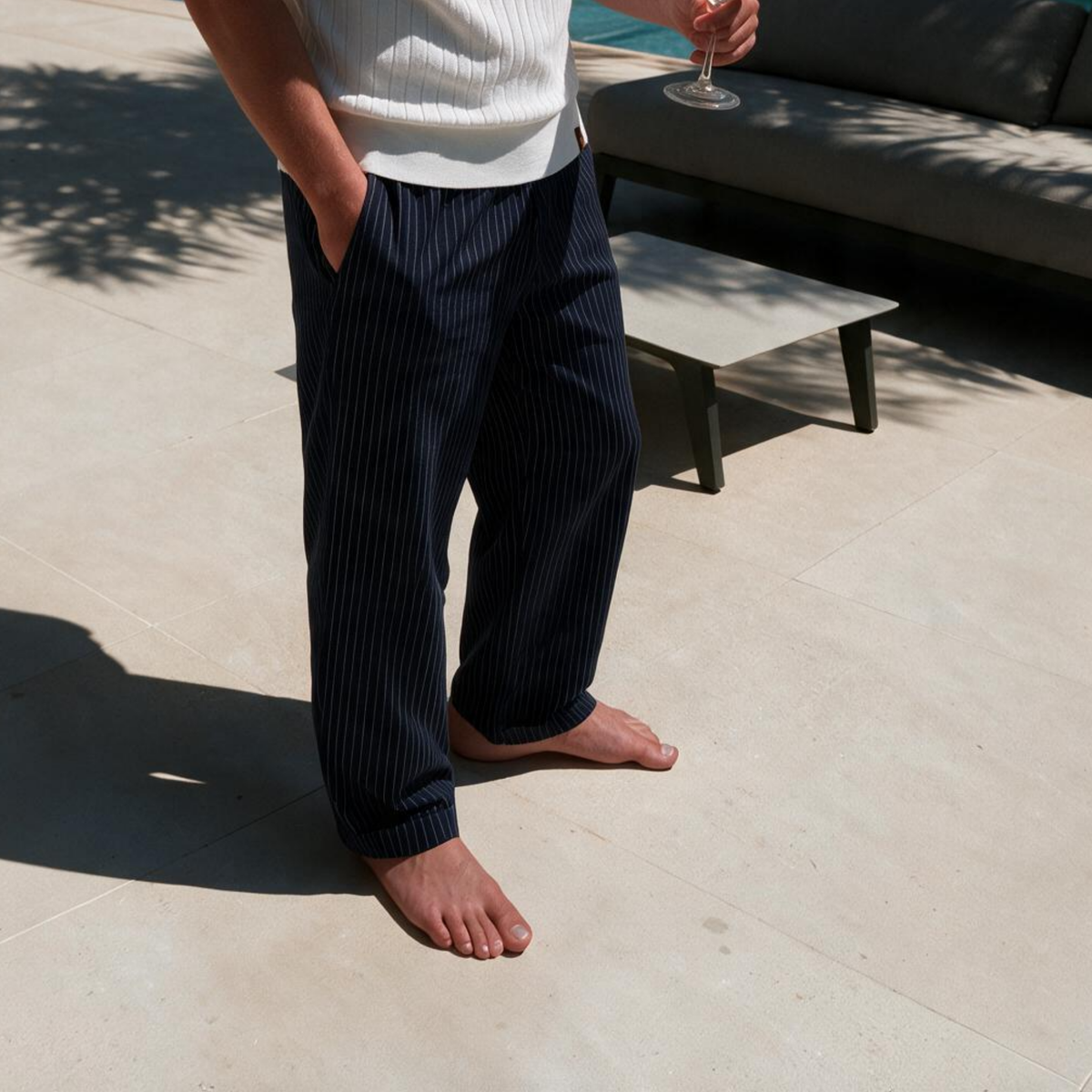 MYKONOS STRIPED PANTS