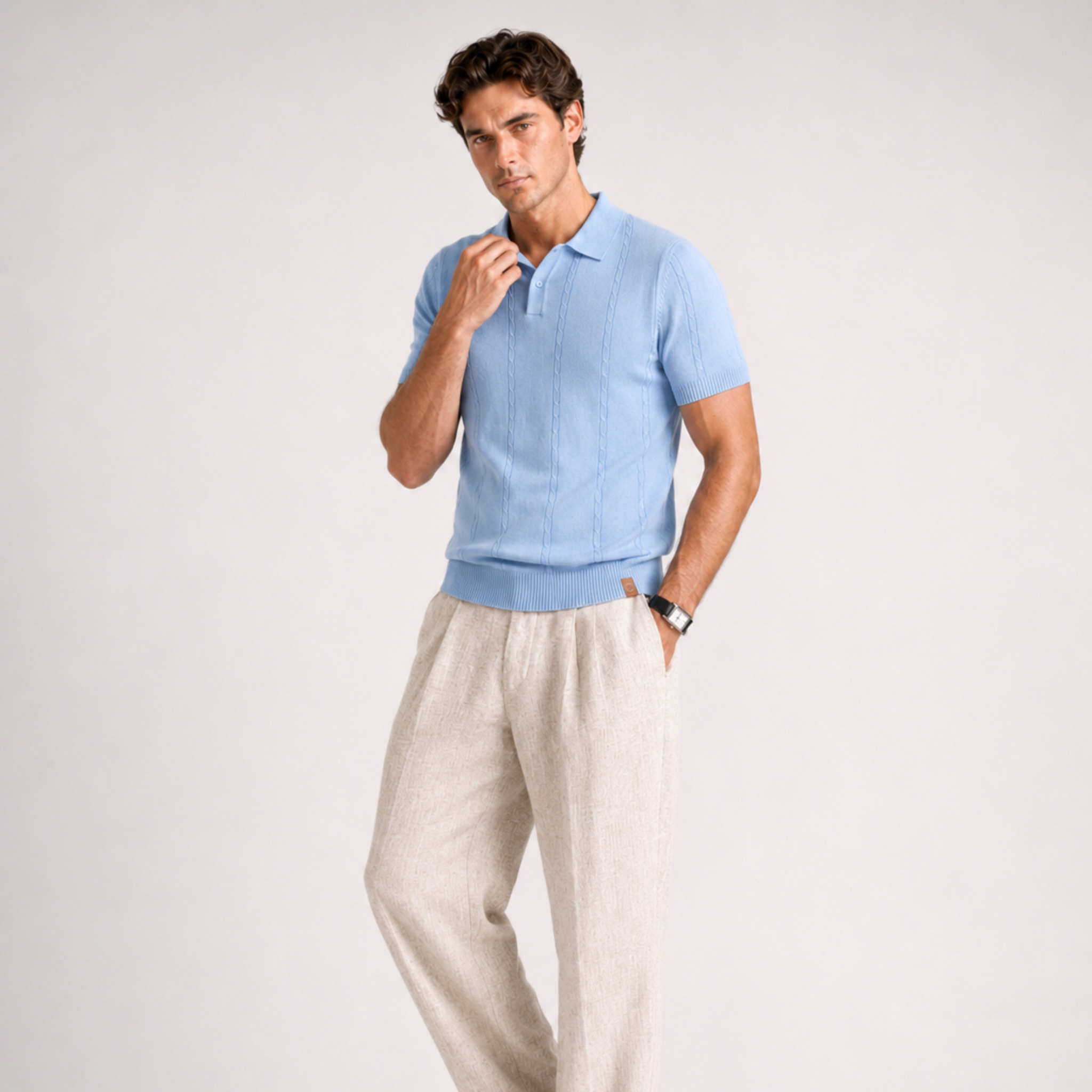 ESSENTIAL SEA BLUE POLO