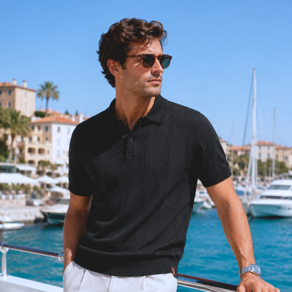 ESSENTIAL BLACK POLO (GIFT)