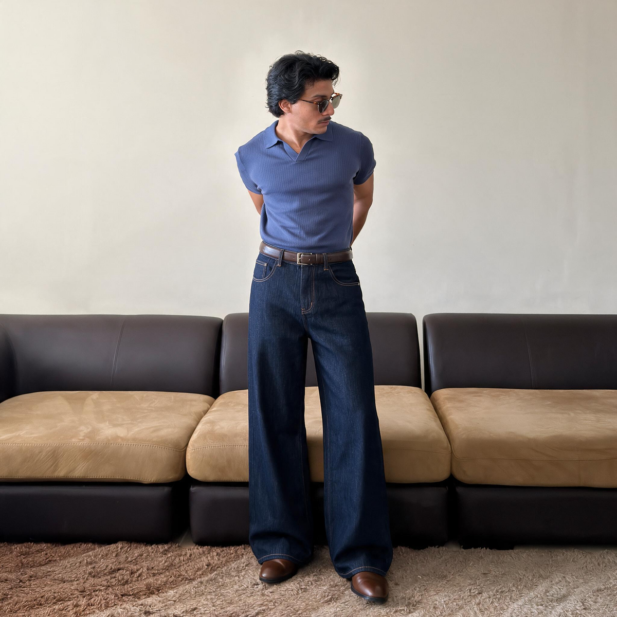 RETILIER DENIM WIDE LEG