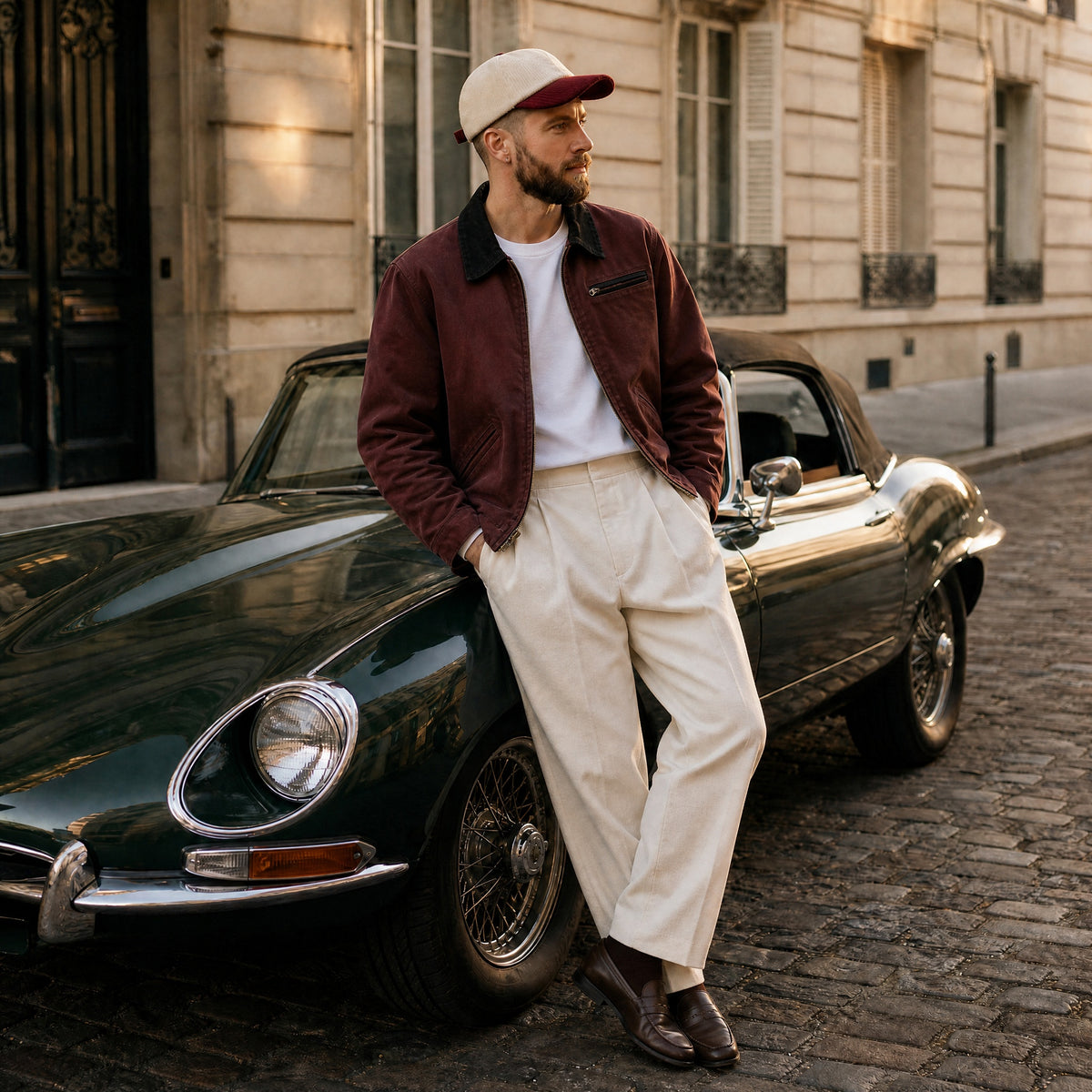 BURGUNDY HAT